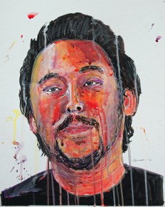 David Choe
16"x20"
Gouache and Ink on Board